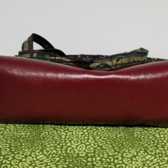 Handmade Large Red Floral Bag - Picture 2 of 5